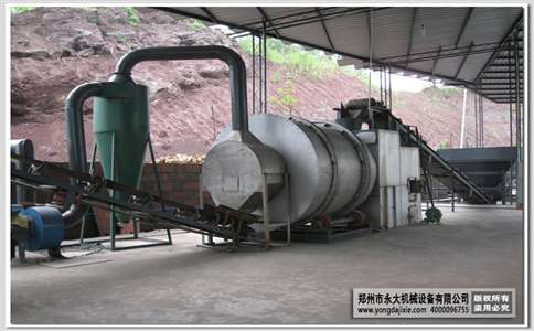 時產量10噸沙子烘干機